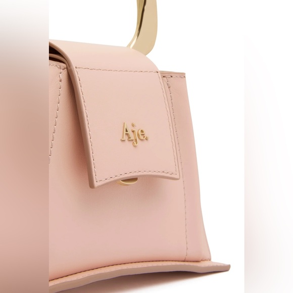 Aje Thea Sculptural Handle Bag Blush - Picture 3 of 4